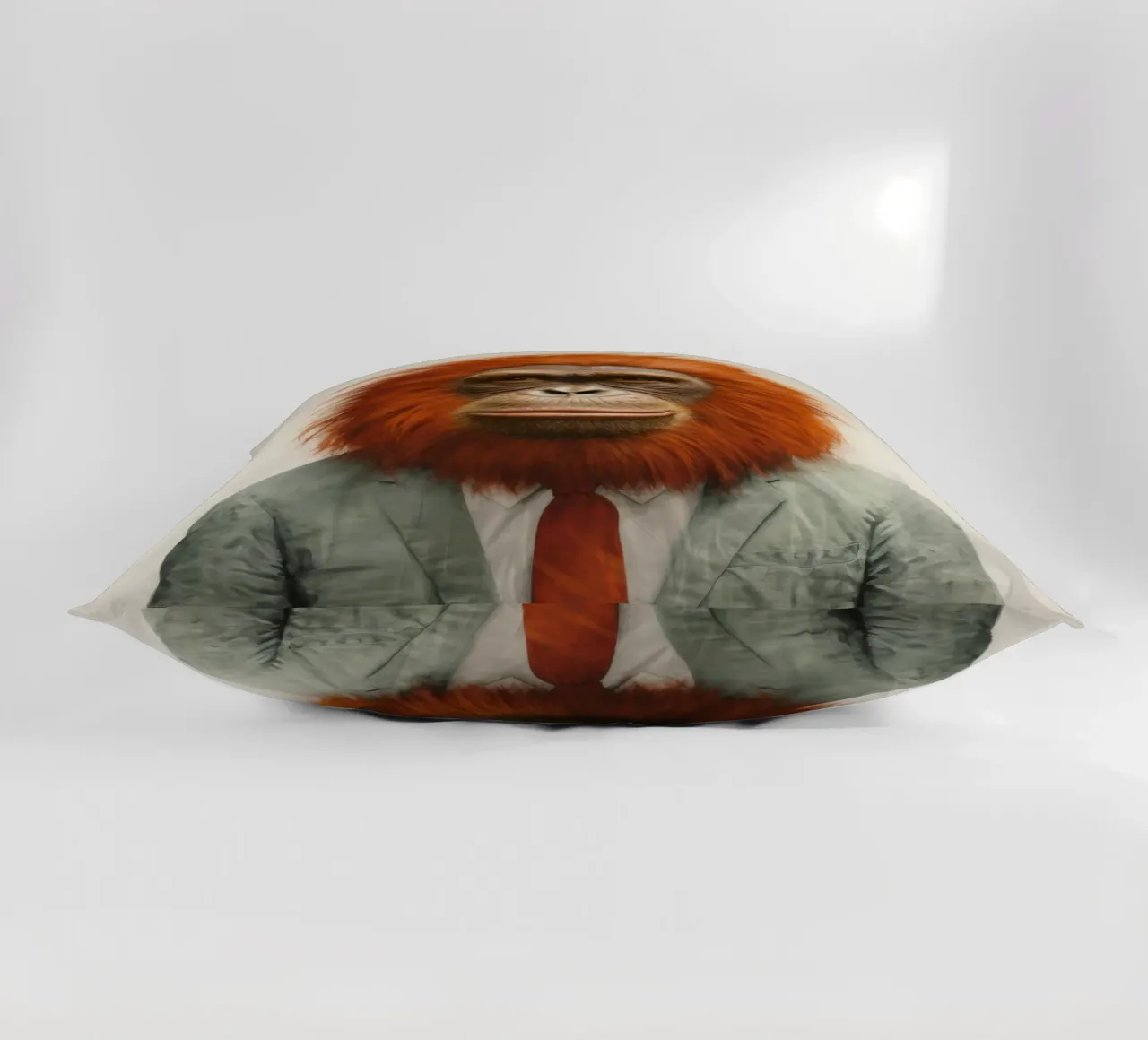 Orangutan Minimo 1 cuscino da Minimal Animal Art
