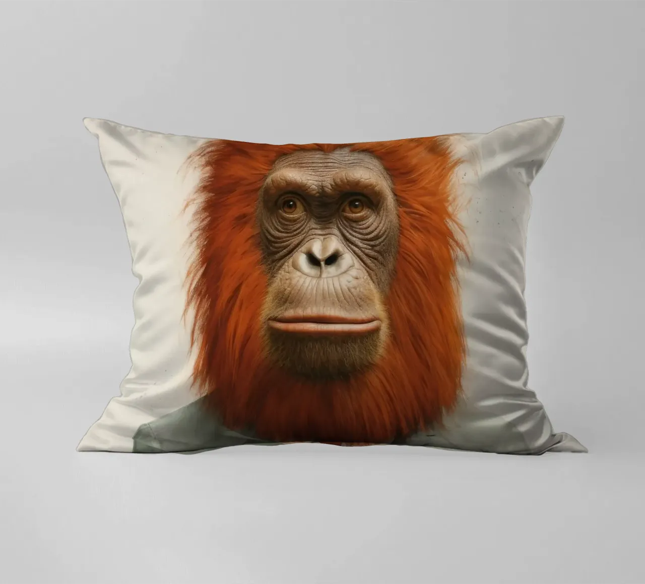 Orangutan Minimo 1 cuscino da Minimal Animal Art