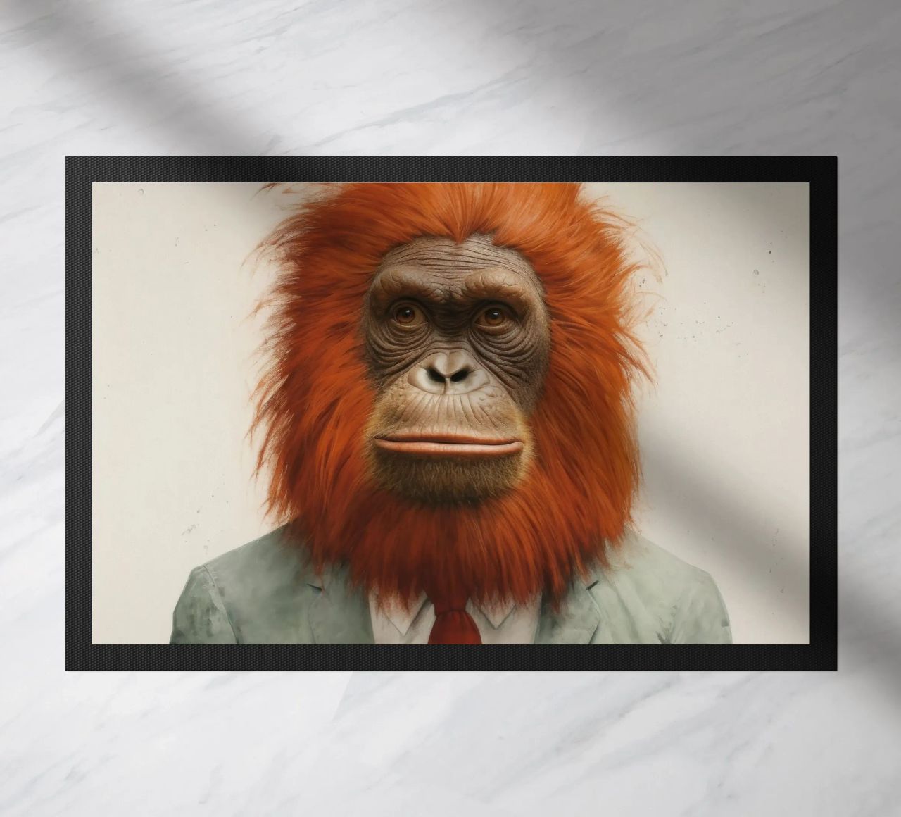 Orangutan Minimo 1 zerbino da Minimal Animal Art
