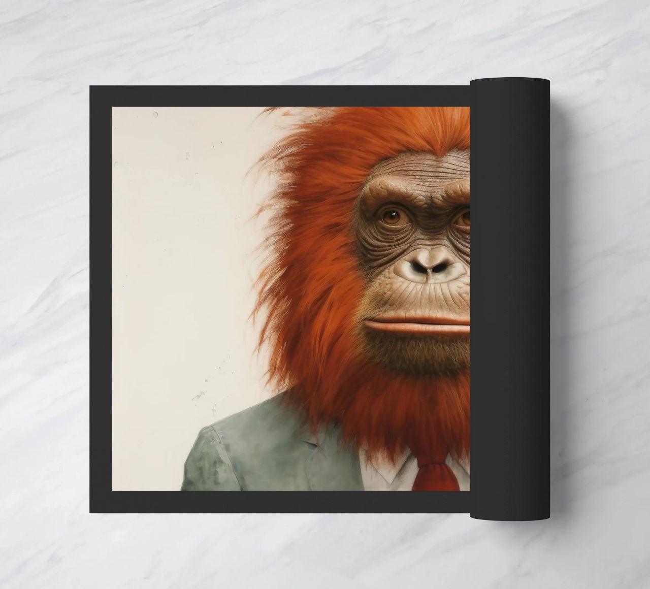 Orangutan Minimo 1 zerbino da Minimal Animal Art