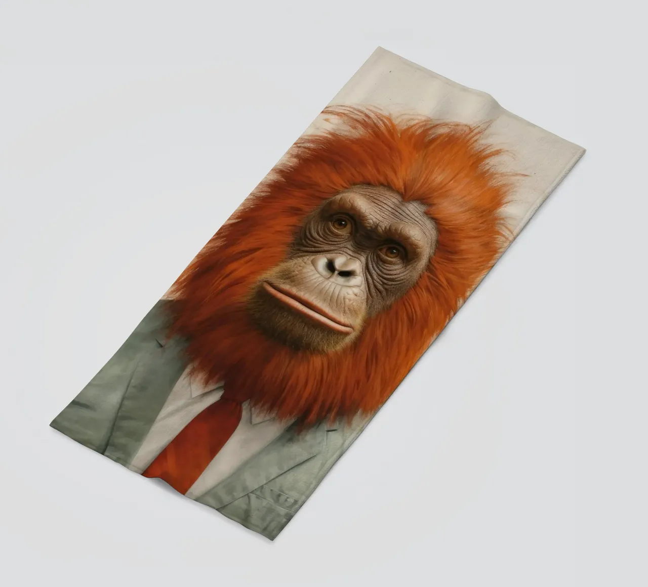 Orangutan Minimo 1 telo mare da Minimal Animal Art