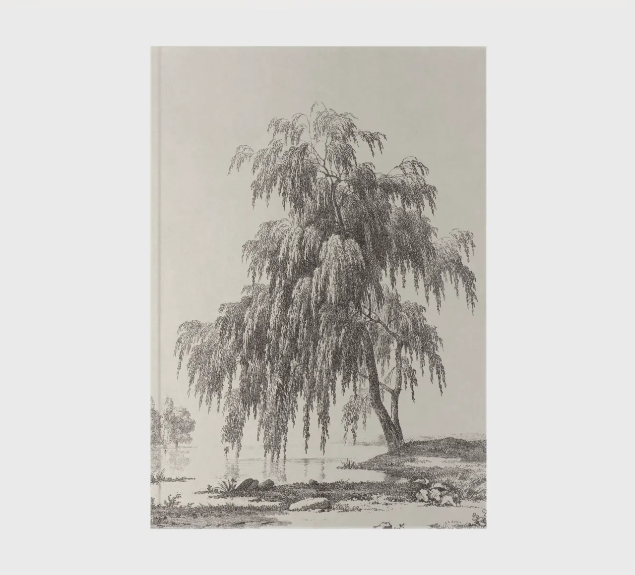 Tree Landscape Weeping Willow diario da apoloprints