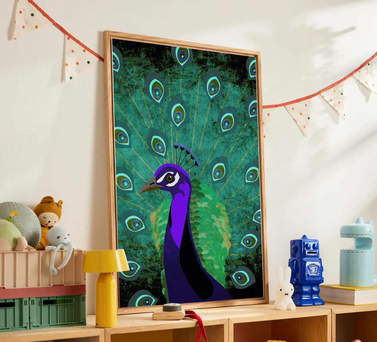 Pfau plexiglass da Sabrina Ziegenhorn