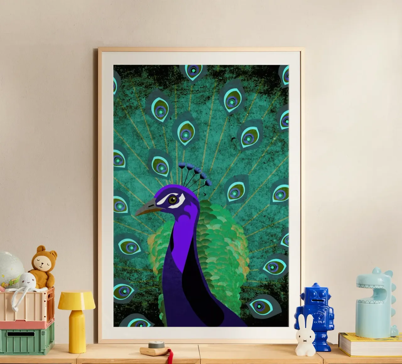 Pfau poster da Sabrina Ziegenhorn