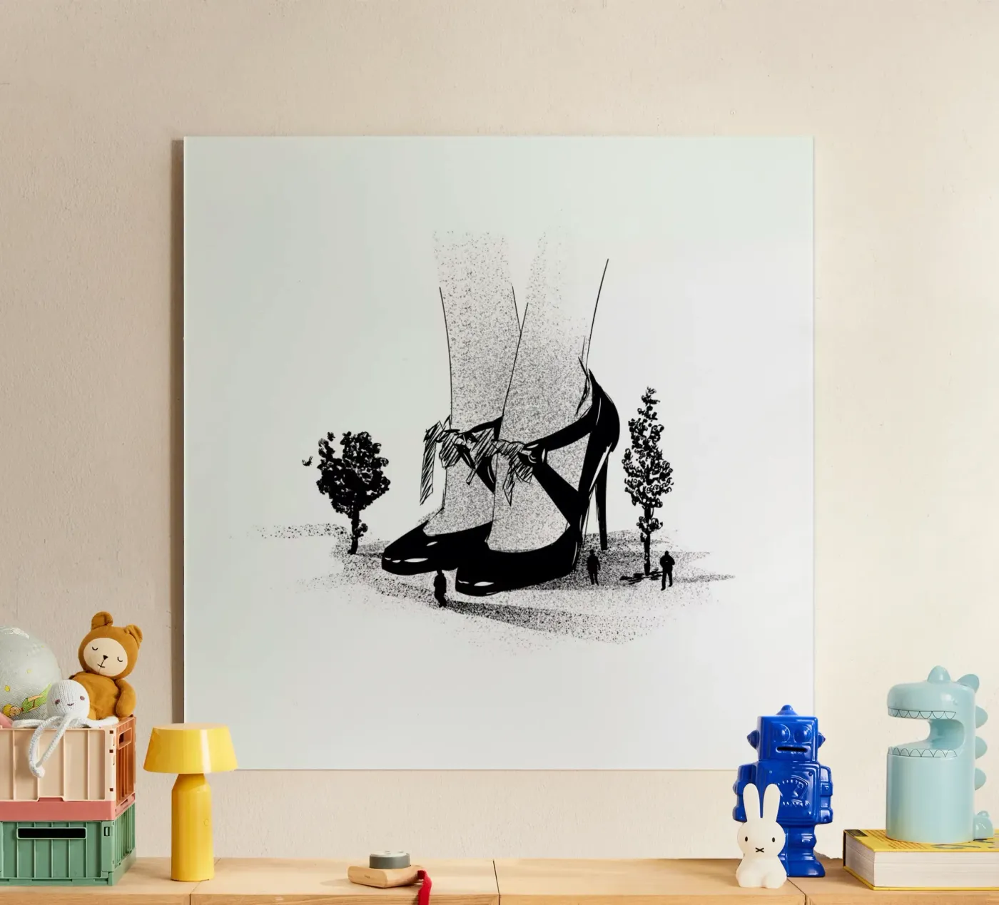 Rendez-vous acrylic glass by Kateřina Bažantová