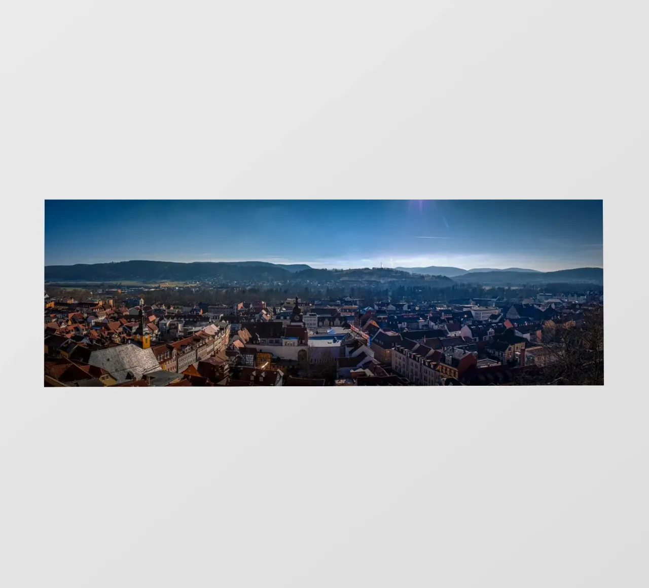 Panorama della città di Rudolstadt pellicola backlit da Marcus Beckert | Fotografie