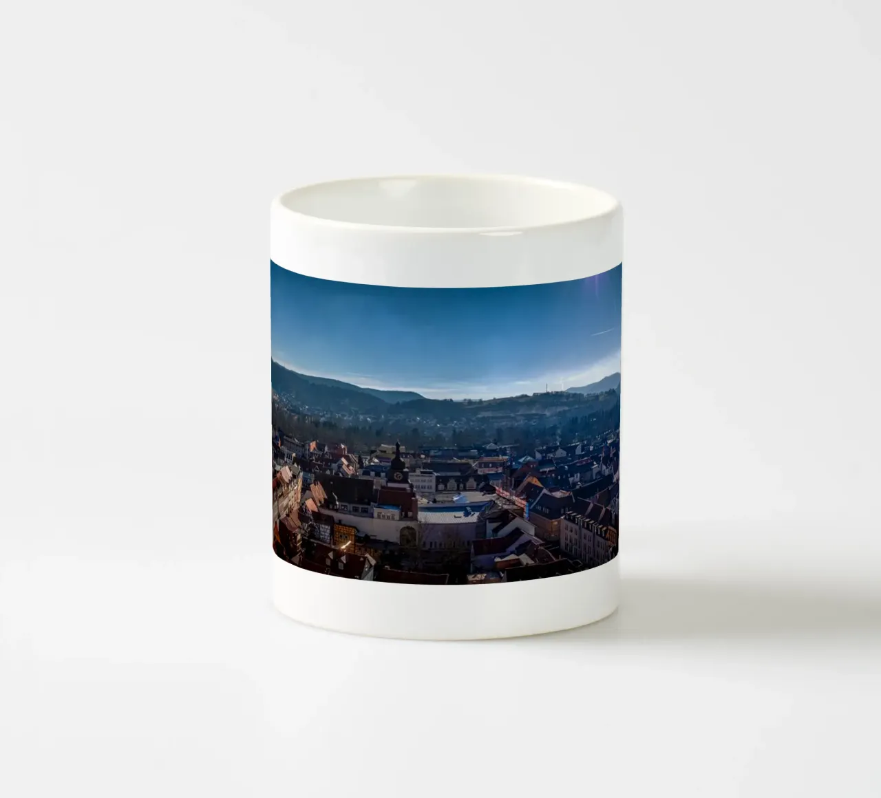 Panorama della città di Rudolstadt tazza in ceramica da Marcus Beckert | Fotografie