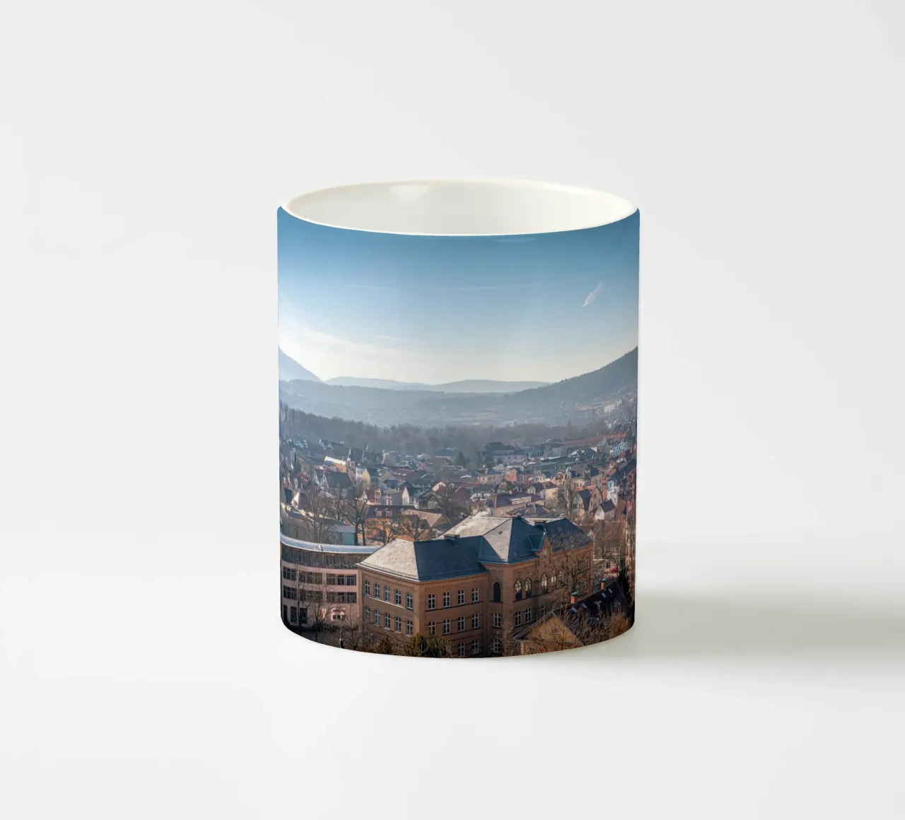 Sopra i tetti di Rudolstadt in Turingia tazza in ceramica da Marcus Beckert | Fotografie