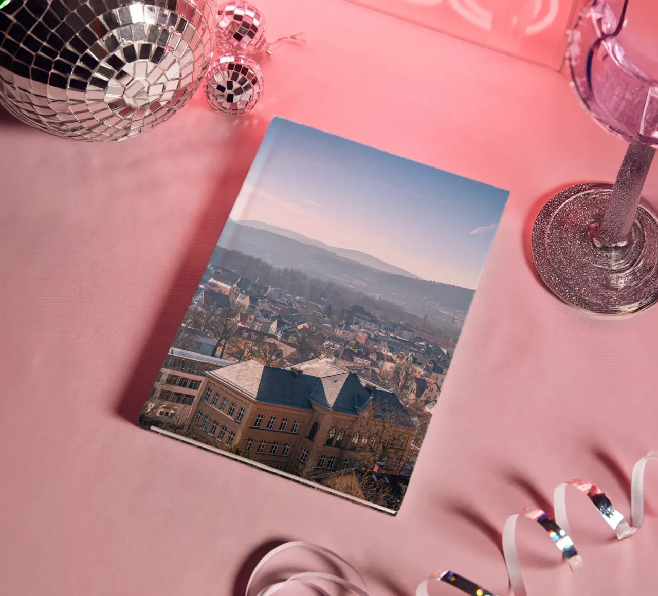 Above the rooftops of Rudolstadt in Thuringia notebook by Marcus Beckert | Fotografie