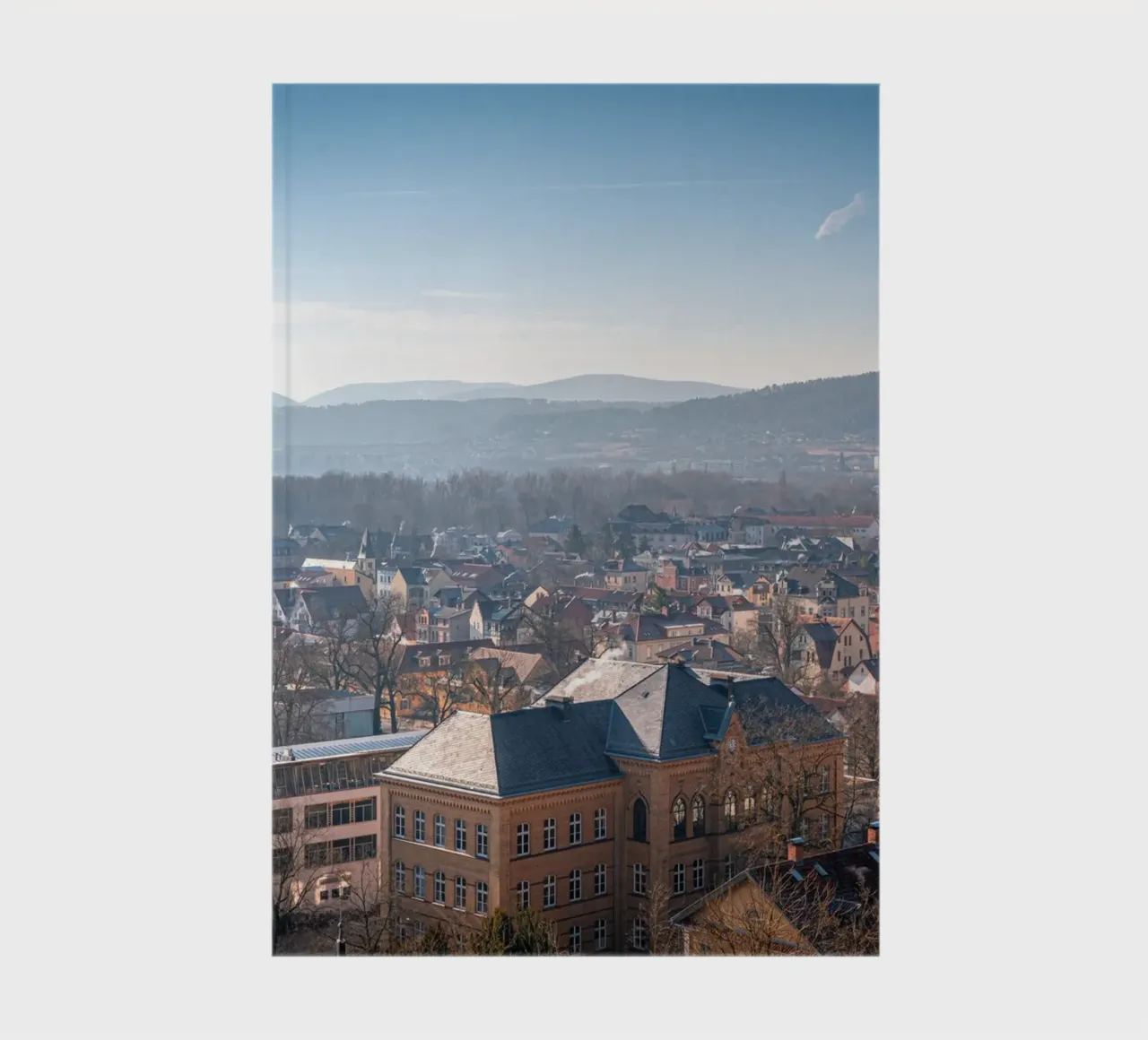 Above the rooftops of Rudolstadt in Thuringia notebook by Marcus Beckert | Fotografie