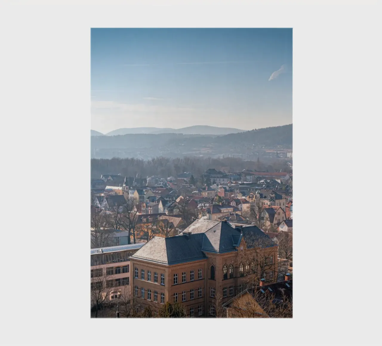 Above the rooftops of Rudolstadt in Thuringia notebook by Marcus Beckert | Fotografie