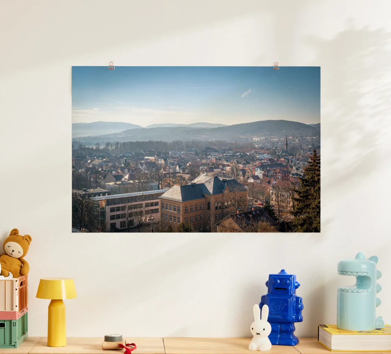 Sopra i tetti di Rudolstadt in Turingia carta hahnemühle da Marcus Beckert | Fotografie