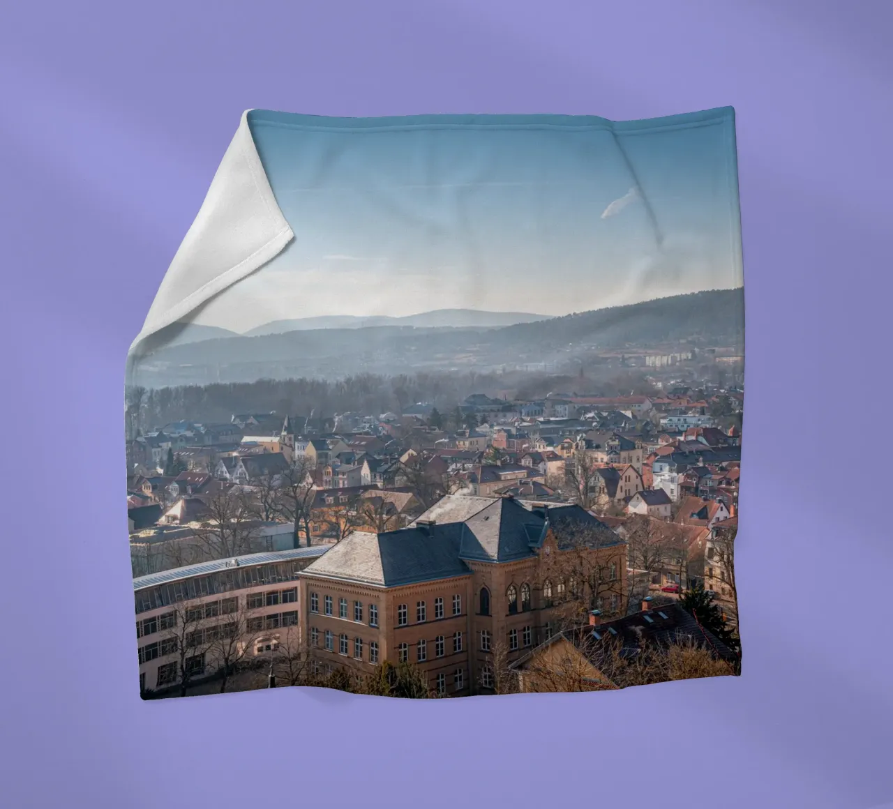 Sopra i tetti di Rudolstadt in Turingia coperta in pile da Marcus Beckert | Fotografie