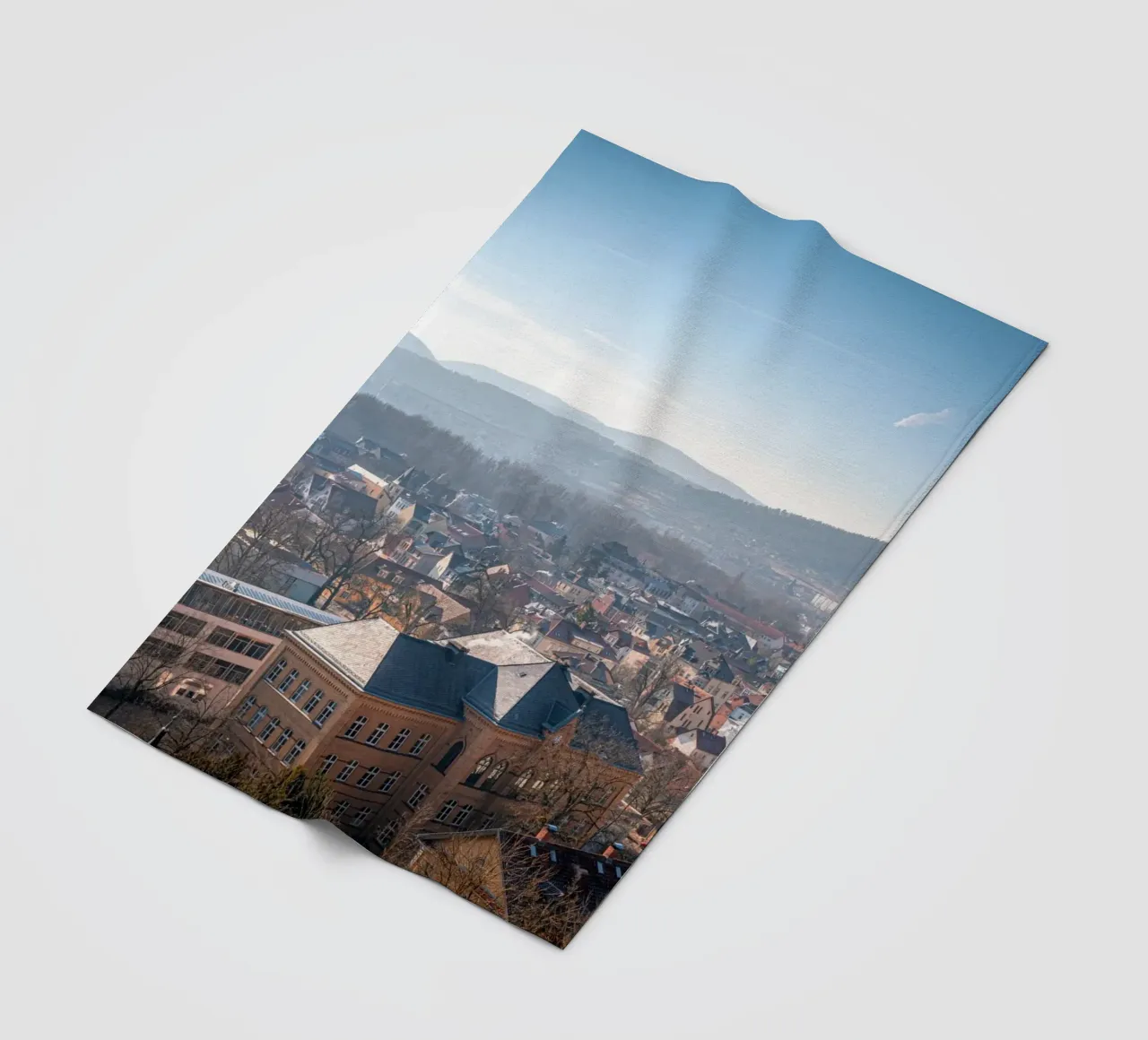 Sopra i tetti di Rudolstadt in Turingia coperta in pile da Marcus Beckert | Fotografie