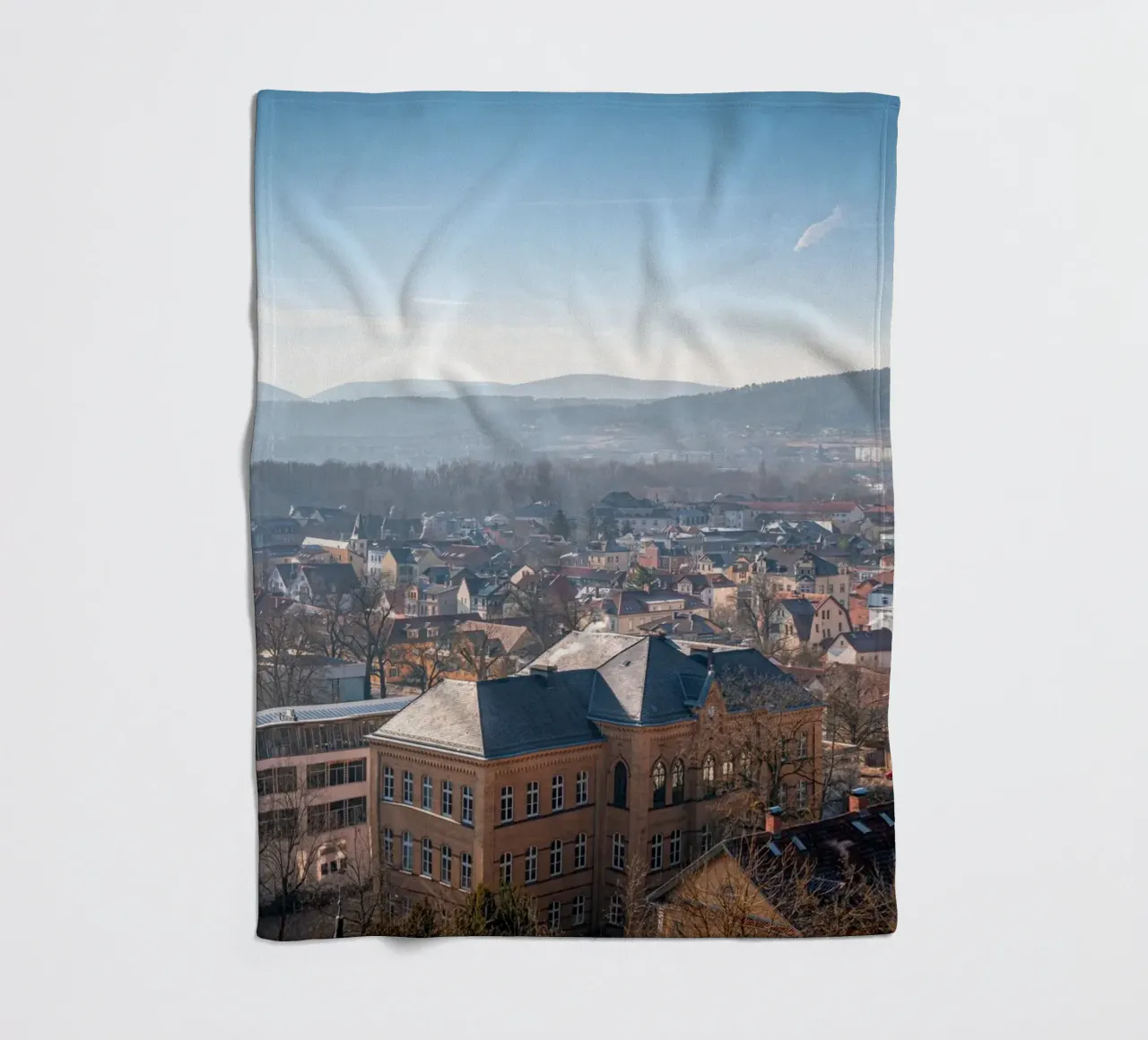 Sopra i tetti di Rudolstadt in Turingia coperta in pile da Marcus Beckert | Fotografie
