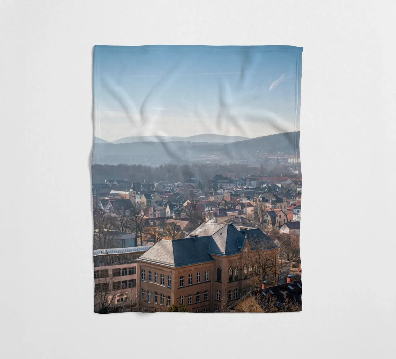 Sopra i tetti di Rudolstadt in Turingia coperta in pile da Marcus Beckert | Fotografie