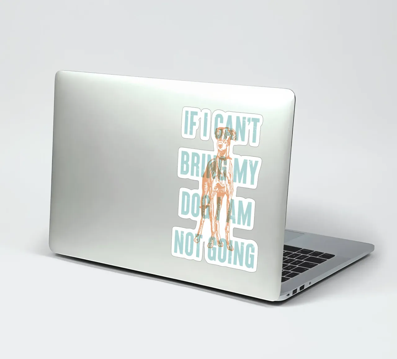 If I can't bring my dog I am not going sticker by Vintagrafica
