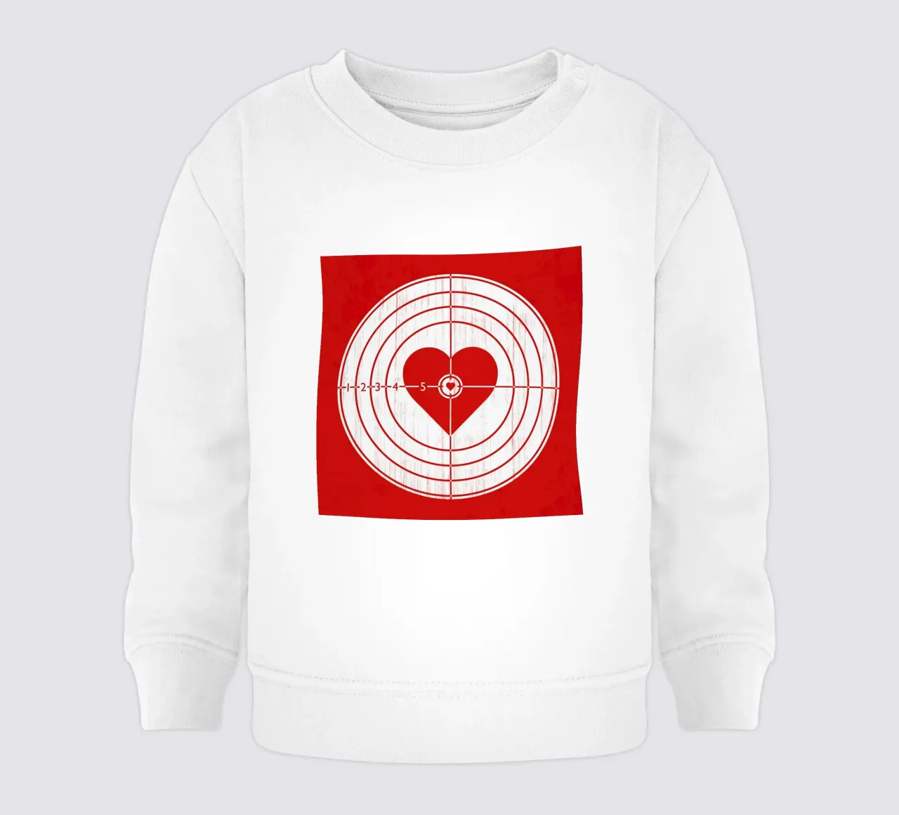 Hit me in the heart felpa neonato da Florent Bodart