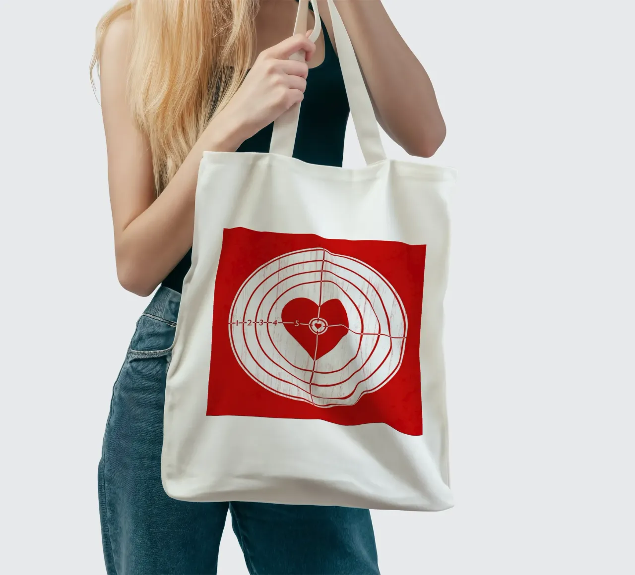 Hit me in the heart borsa in juta da Florent Bodart