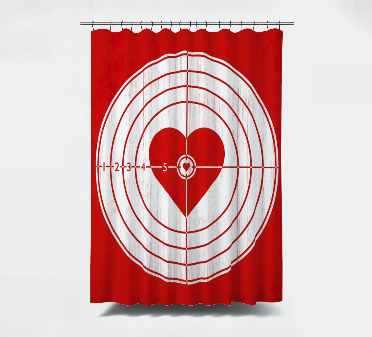 Hit me in the heart tenda da doccia da Florent Bodart