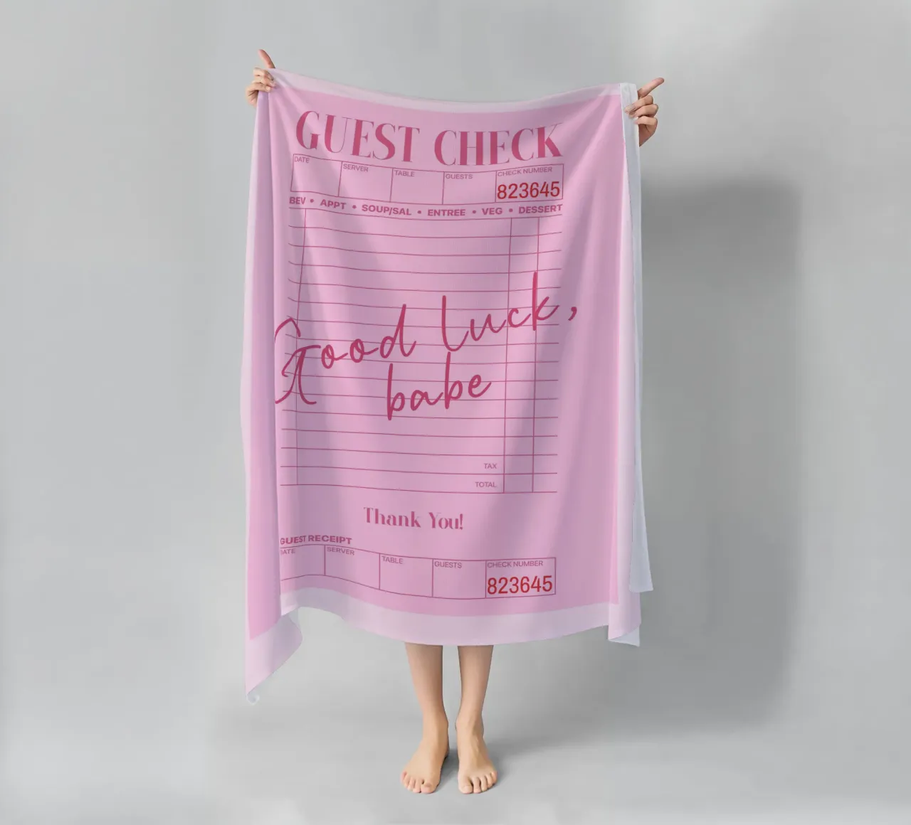 Good Luck Babe, testo di una canzone, poster di Chappell Roan telo mare da Coquette Club