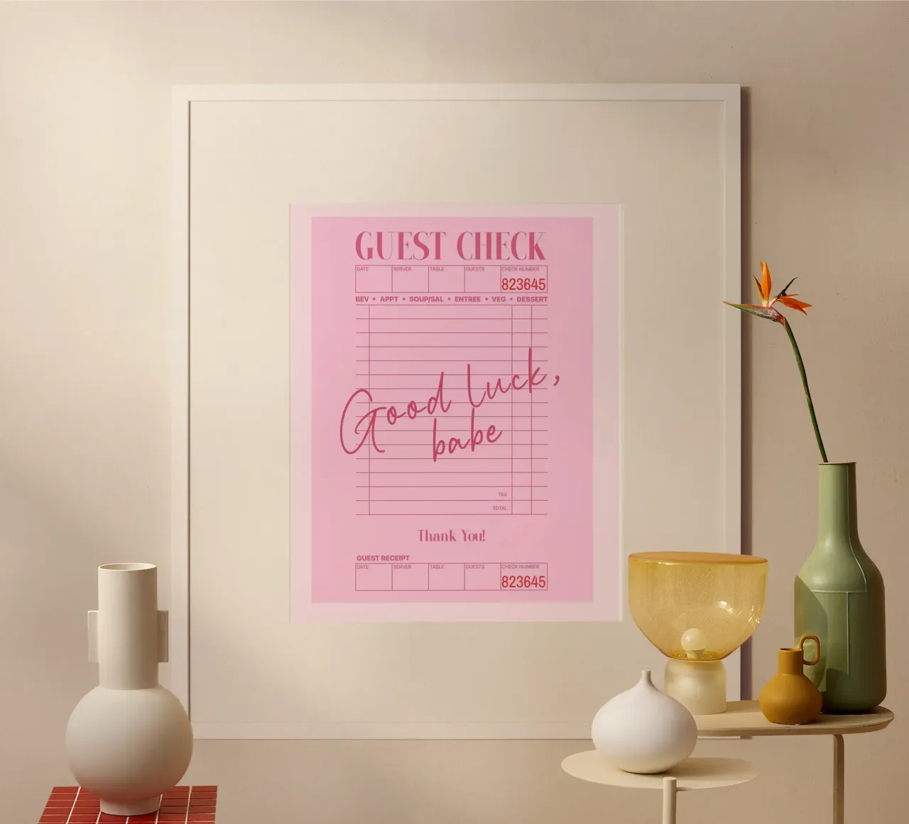 Good Luck Babe, testo di una canzone, poster di Chappell Roan carta hahnemühle da Coquette Club