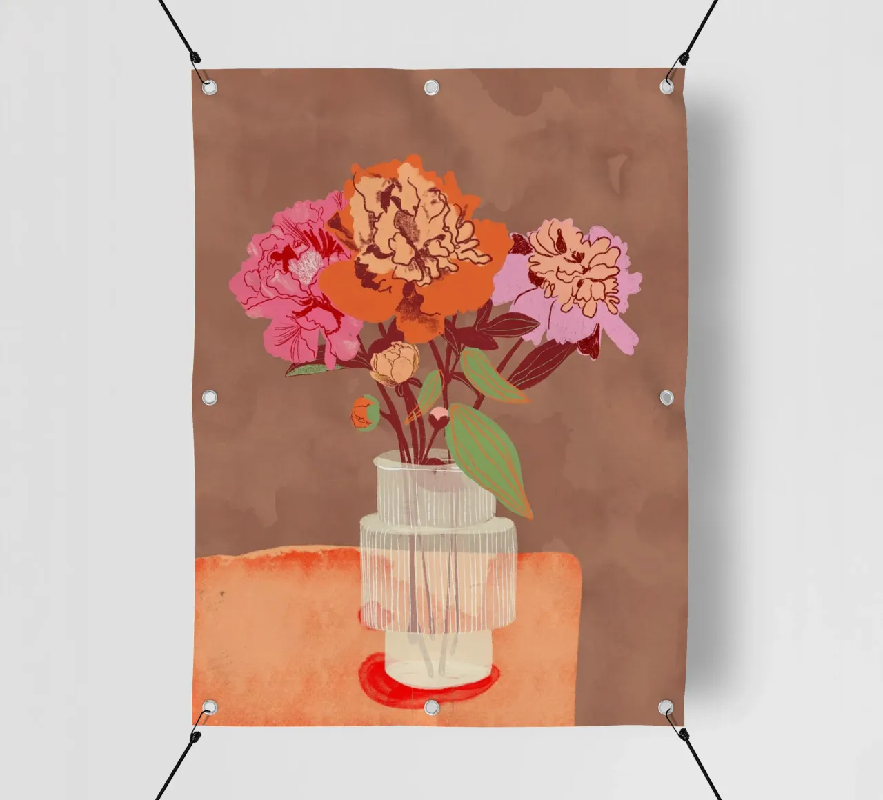 Peonies telo in pvc da GigiRosado