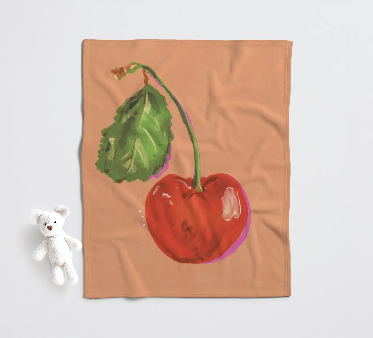 Cherry Fleecedecke von GigiRosado