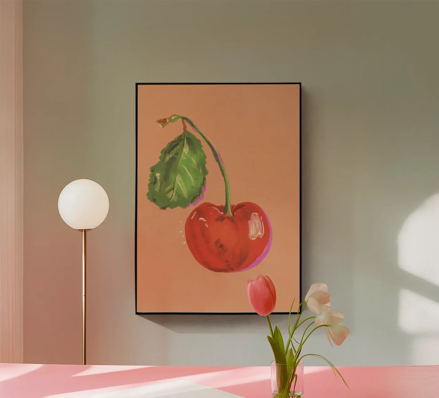 Cherry acrylic glass by GigiRosado