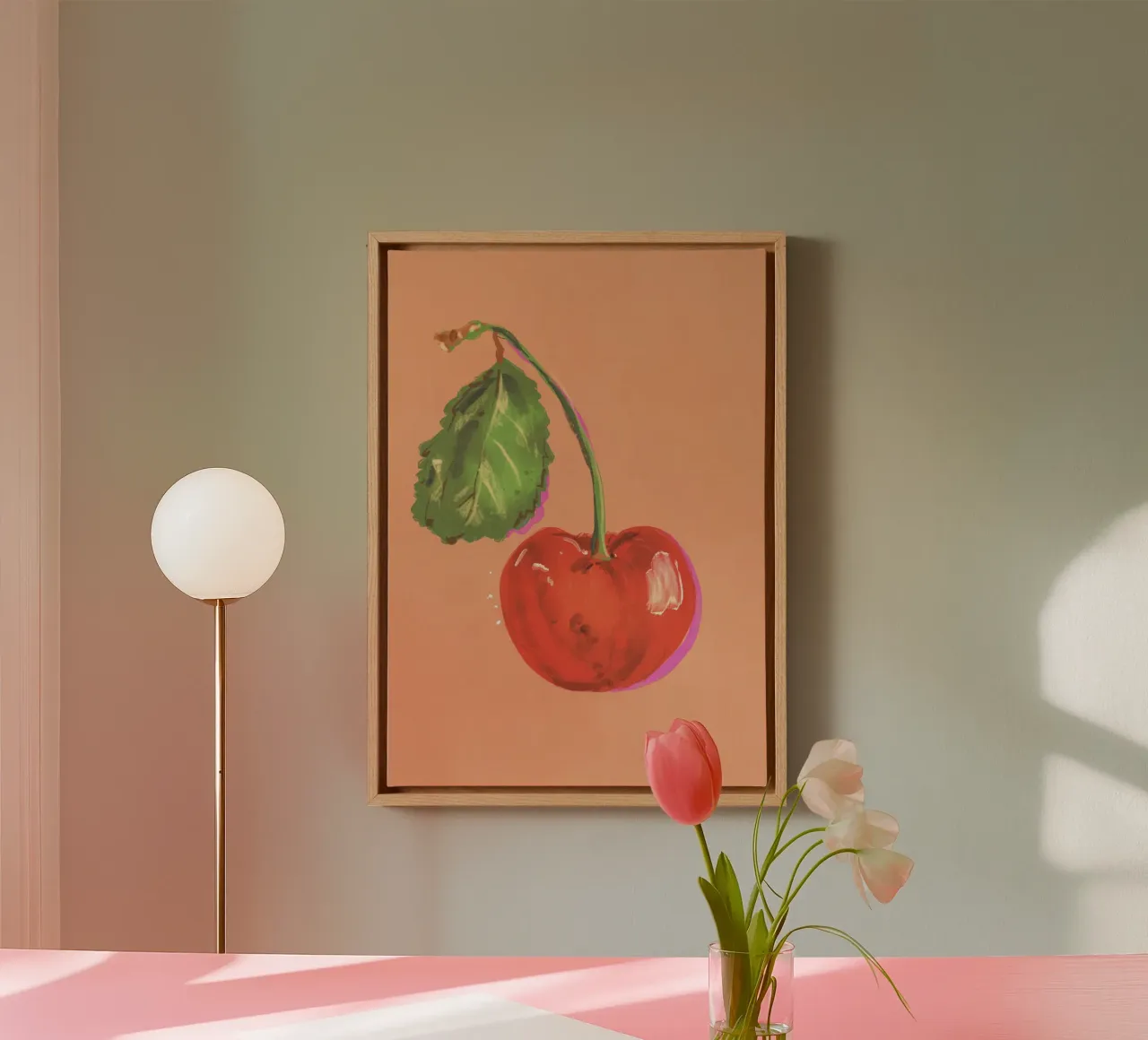 Cherry canvas by GigiRosado