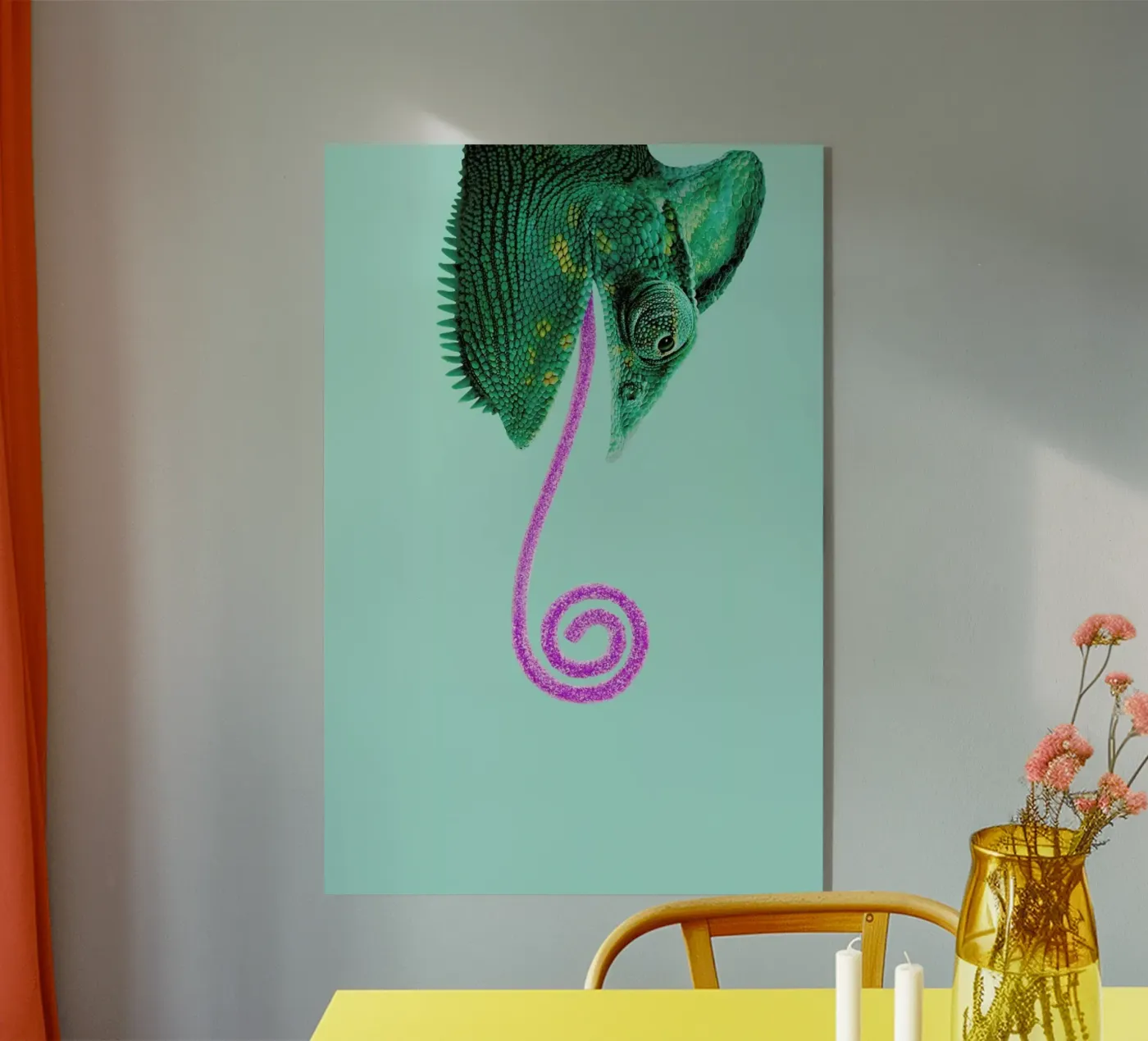 Candy Chameleon acrylic glass by Jonas Loose