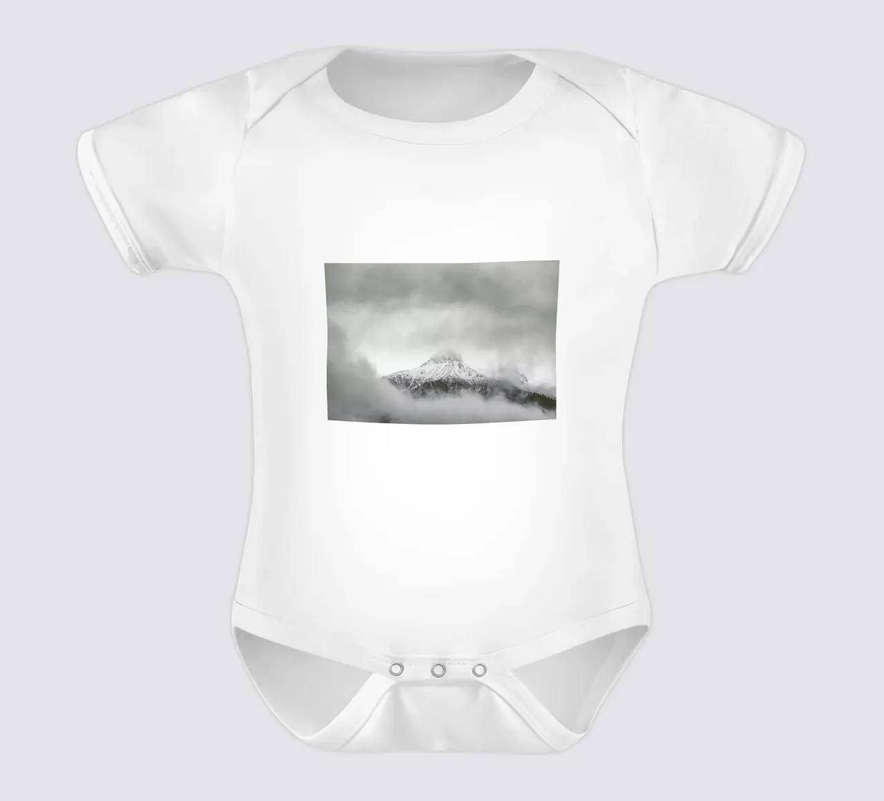 Peak in the Clouds body neonato maniche corte da Nur Mut