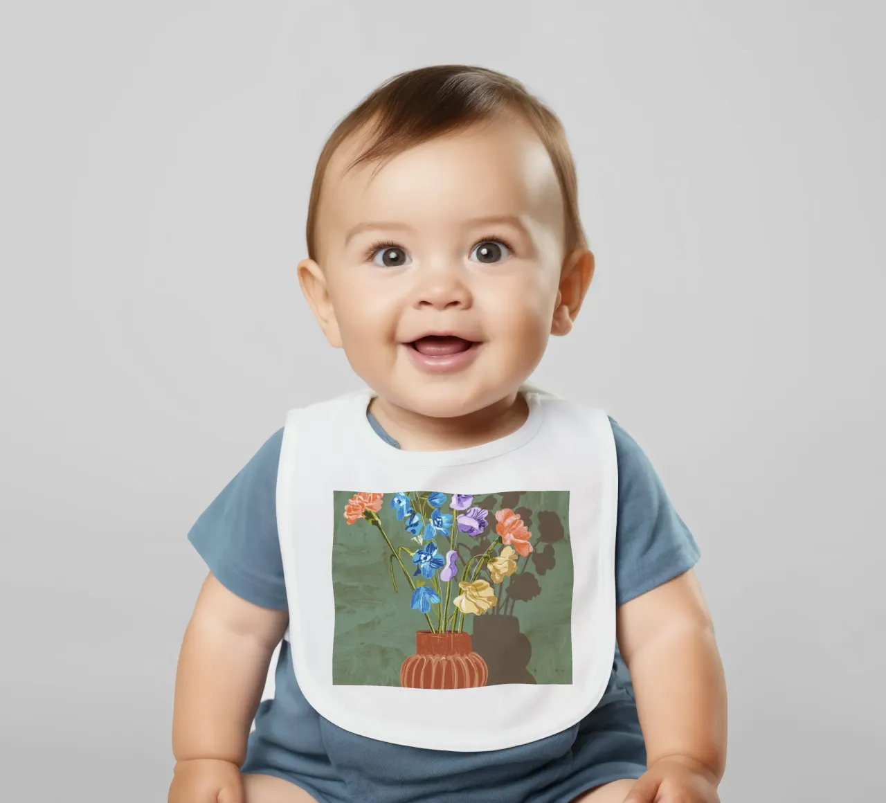 Carnations Babylätzchen von GigiRosado