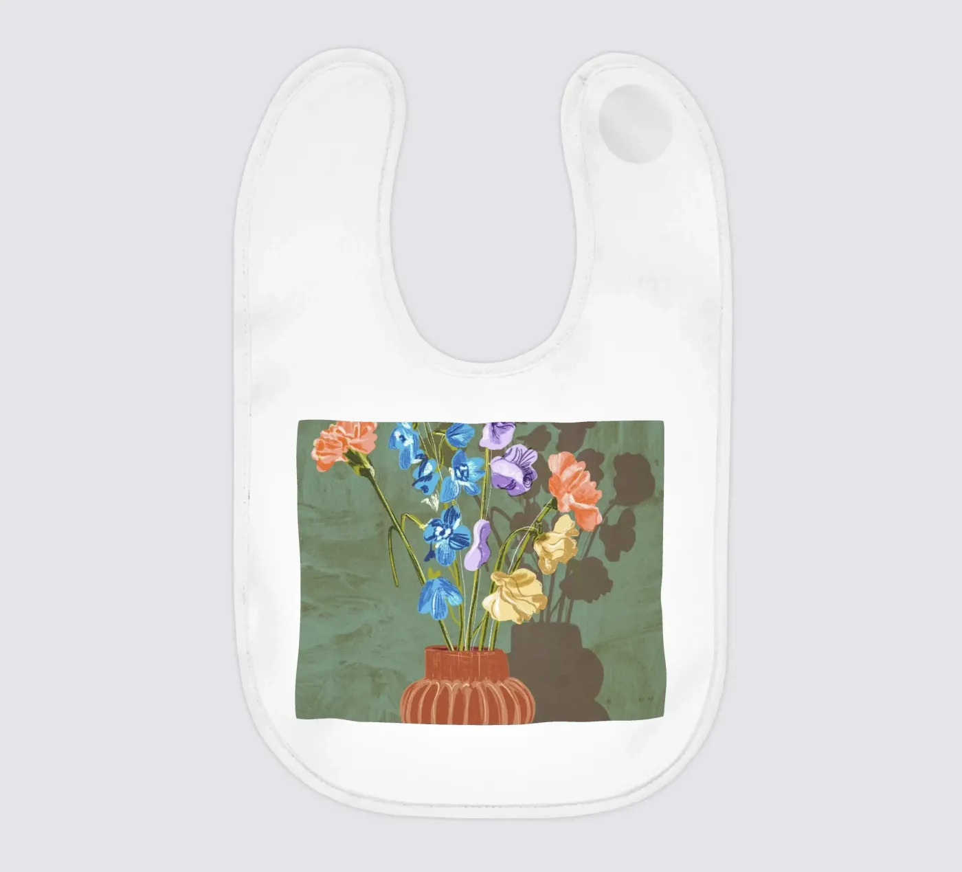 Carnations baby slabbetje van GigiRosado