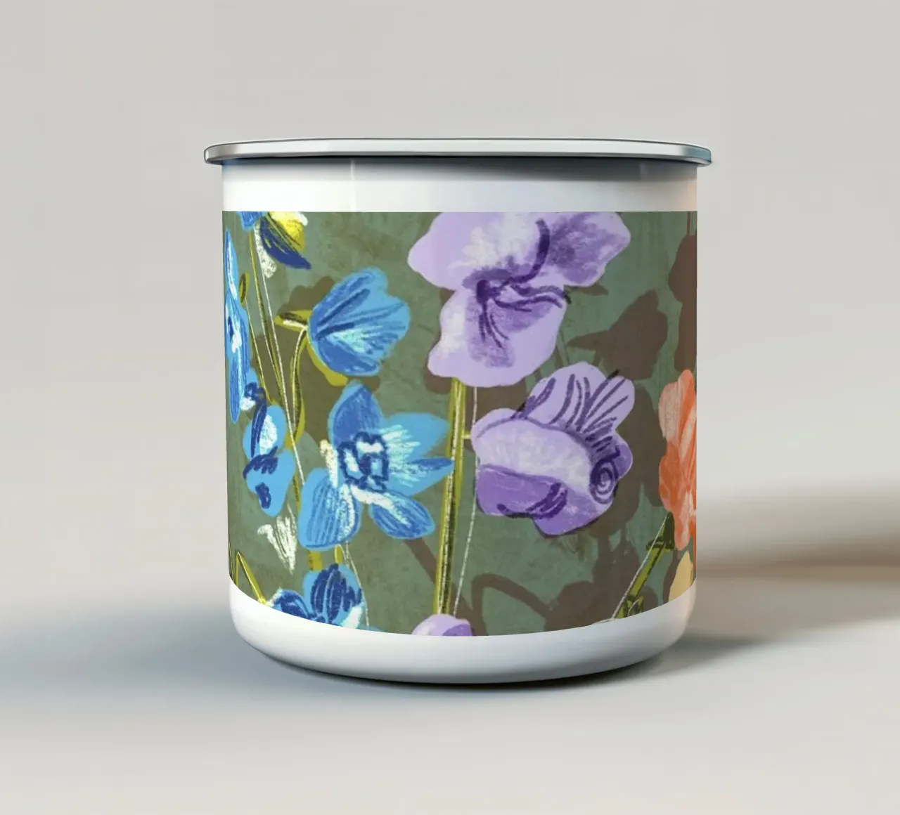 Carnations tazza in smalto da GigiRosado
