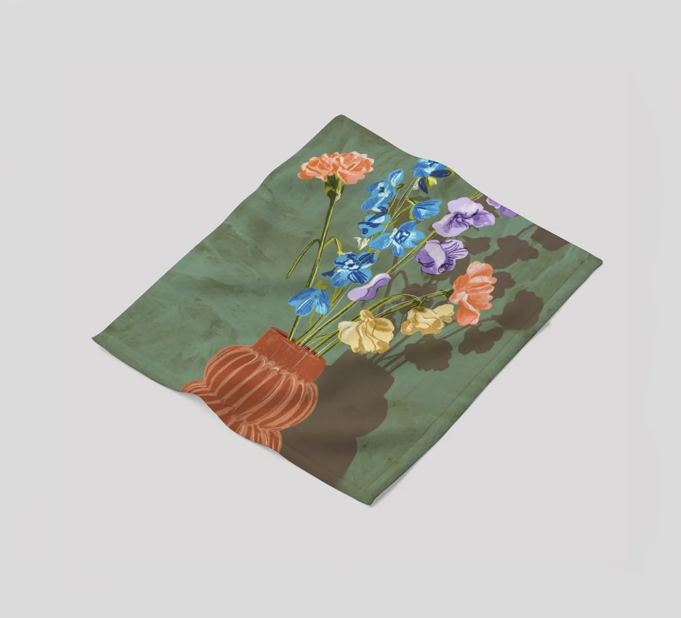 Carnations fleecedeken van GigiRosado