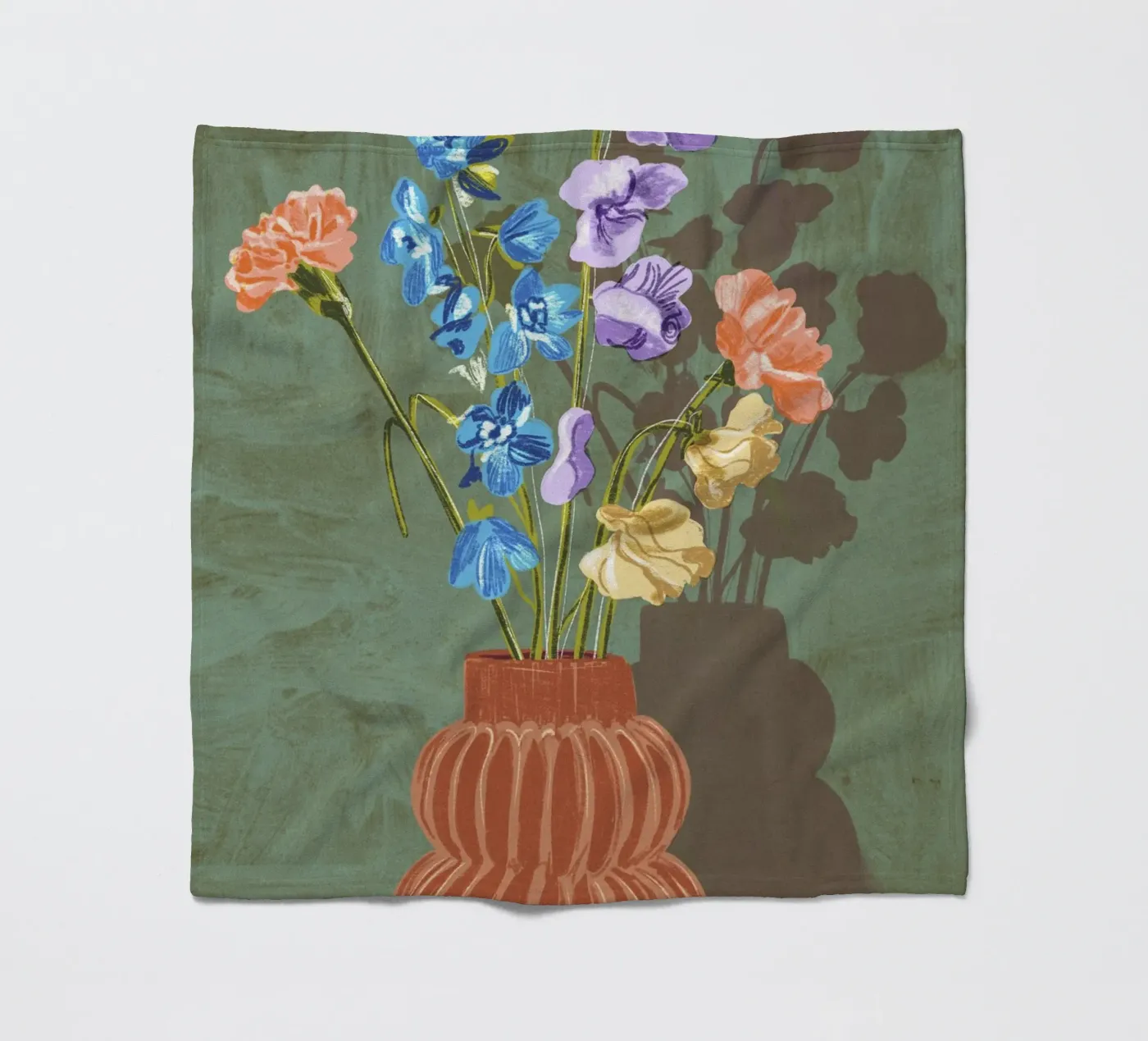 Carnations fleecedeken van GigiRosado