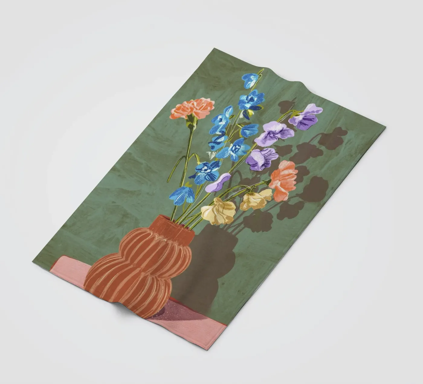 Carnations fleecedeken van GigiRosado