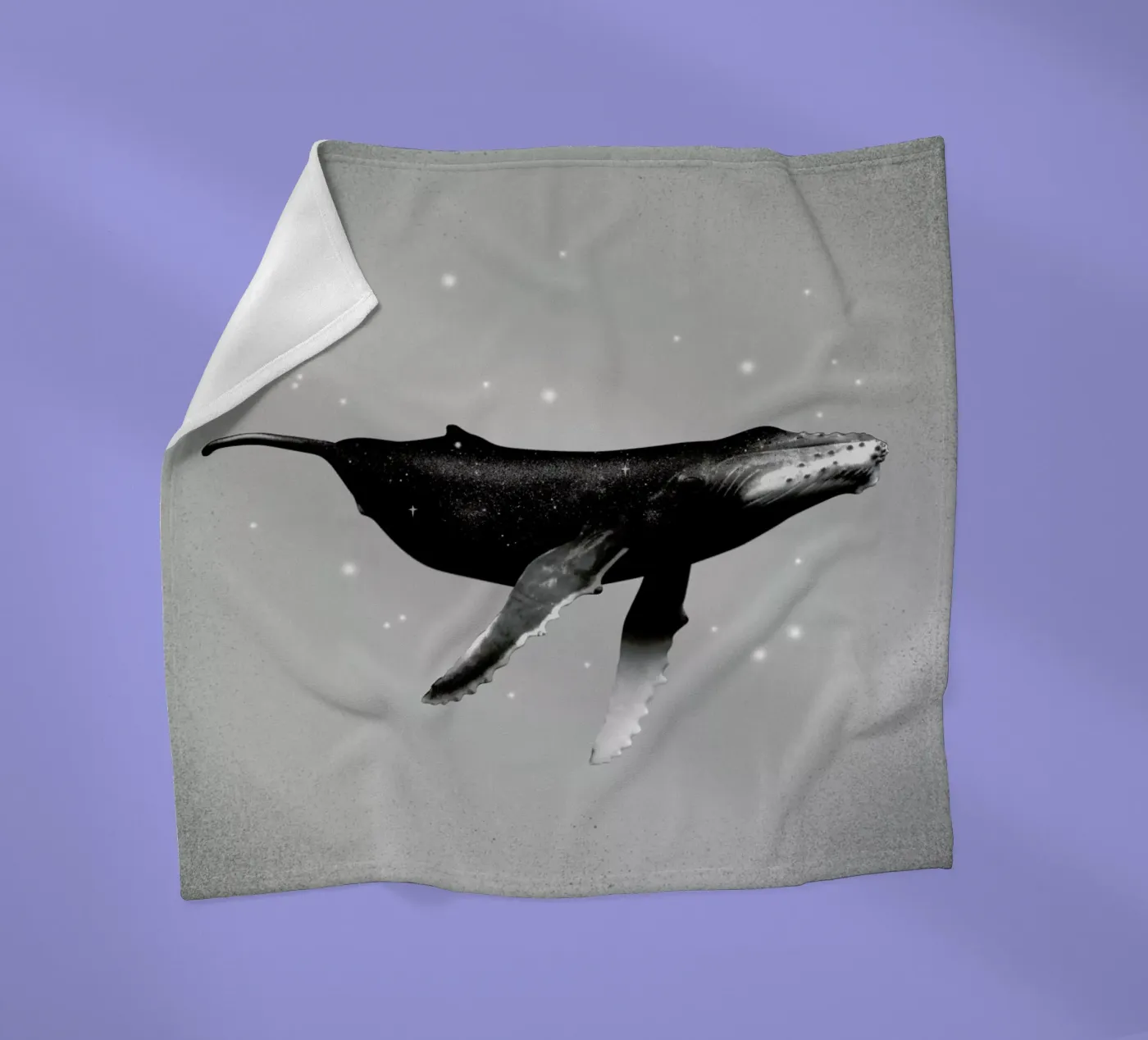 Whale Fleecedecke von Chris Wharton