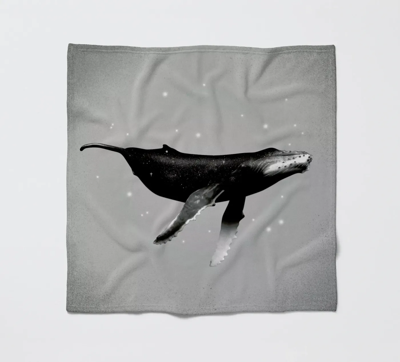 Whale Fleecedecke von Chris Wharton
