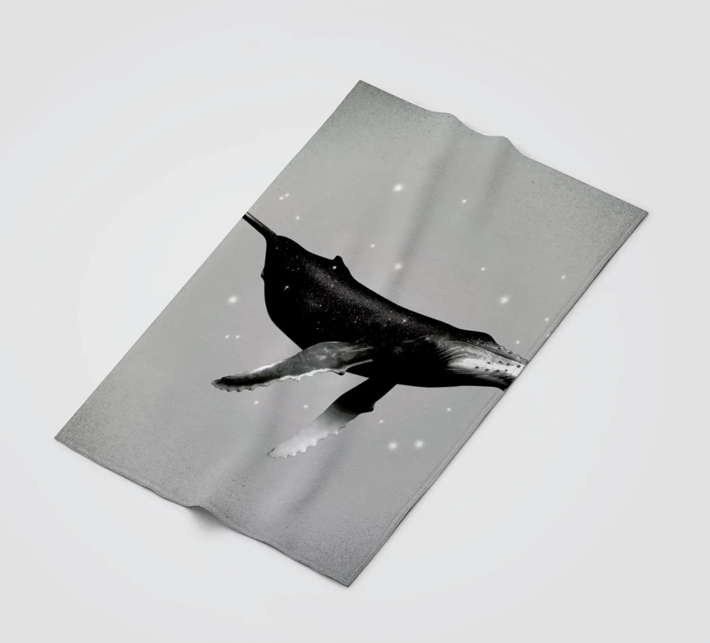Whale Fleecedecke von Chris Wharton