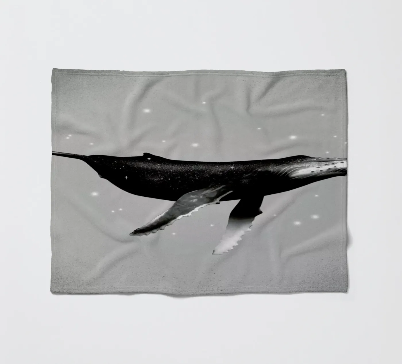 Whale Fleecedecke von Chris Wharton