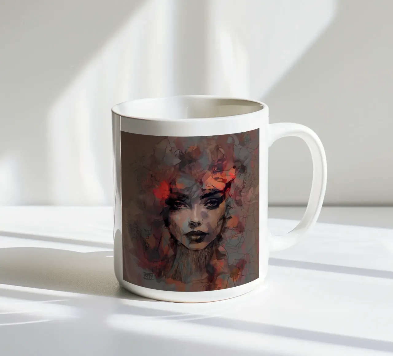 farfalla1 tazza in ceramica da Giulio Iurissevich