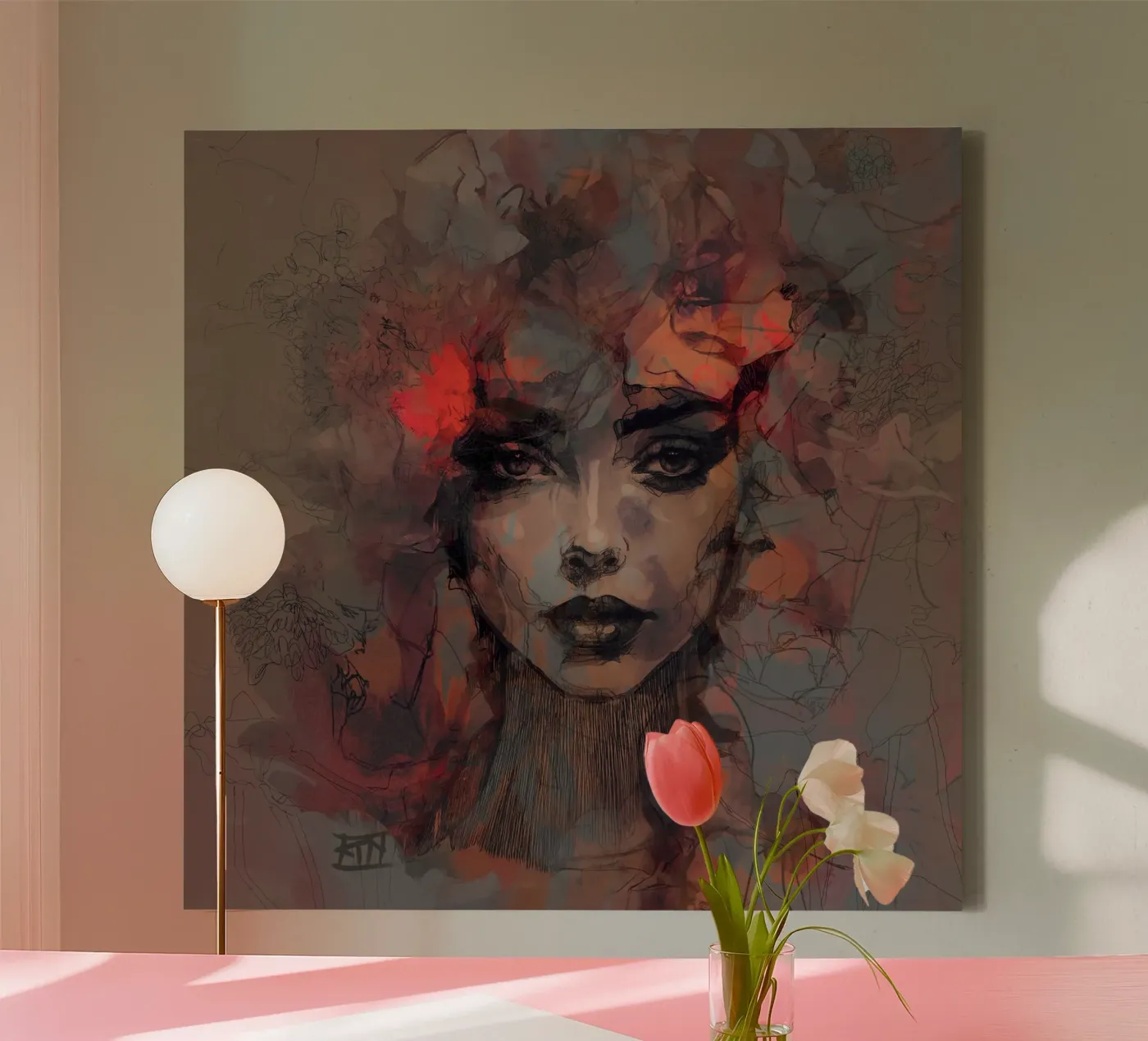 butterfly1 canvas by Giulio Iurissevich