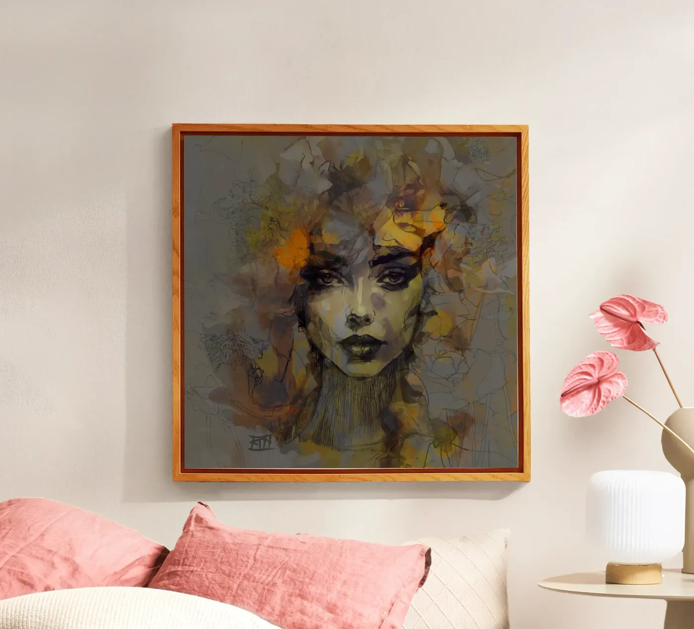 butterfly2 acryl van Giulio Iurissevich