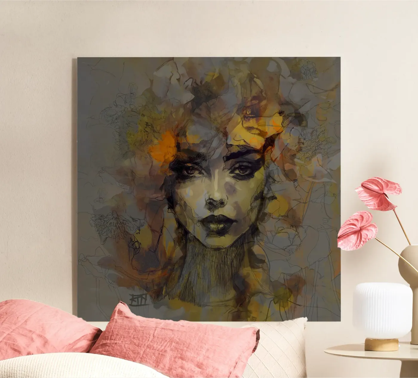 butterfly2 acryl van Giulio Iurissevich