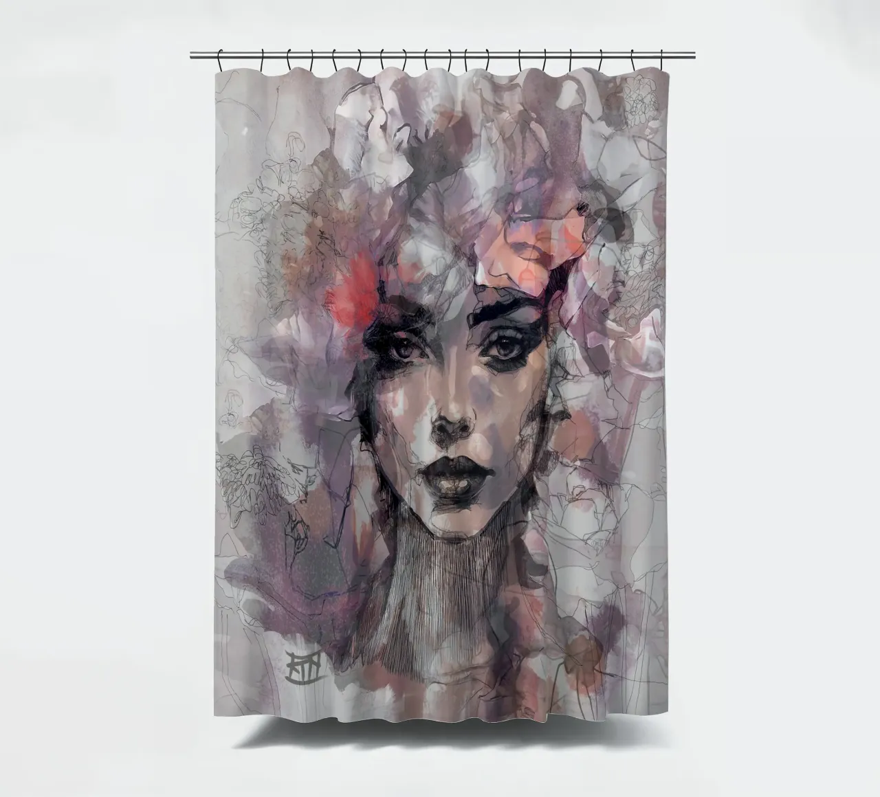 butterfly0 tenda da doccia da Giulio Iurissevich