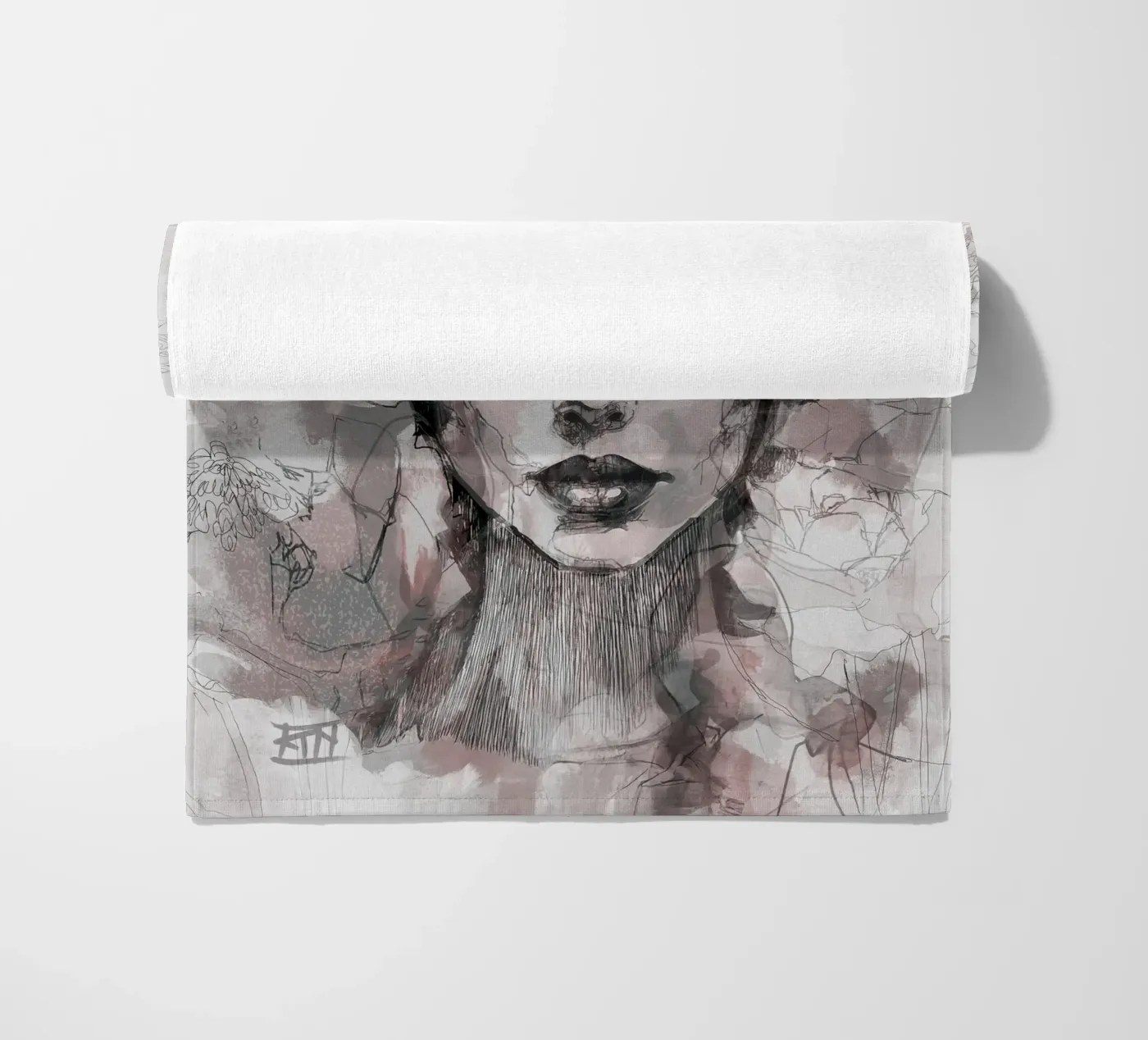 butterfly00 beach towel by Giulio Iurissevich