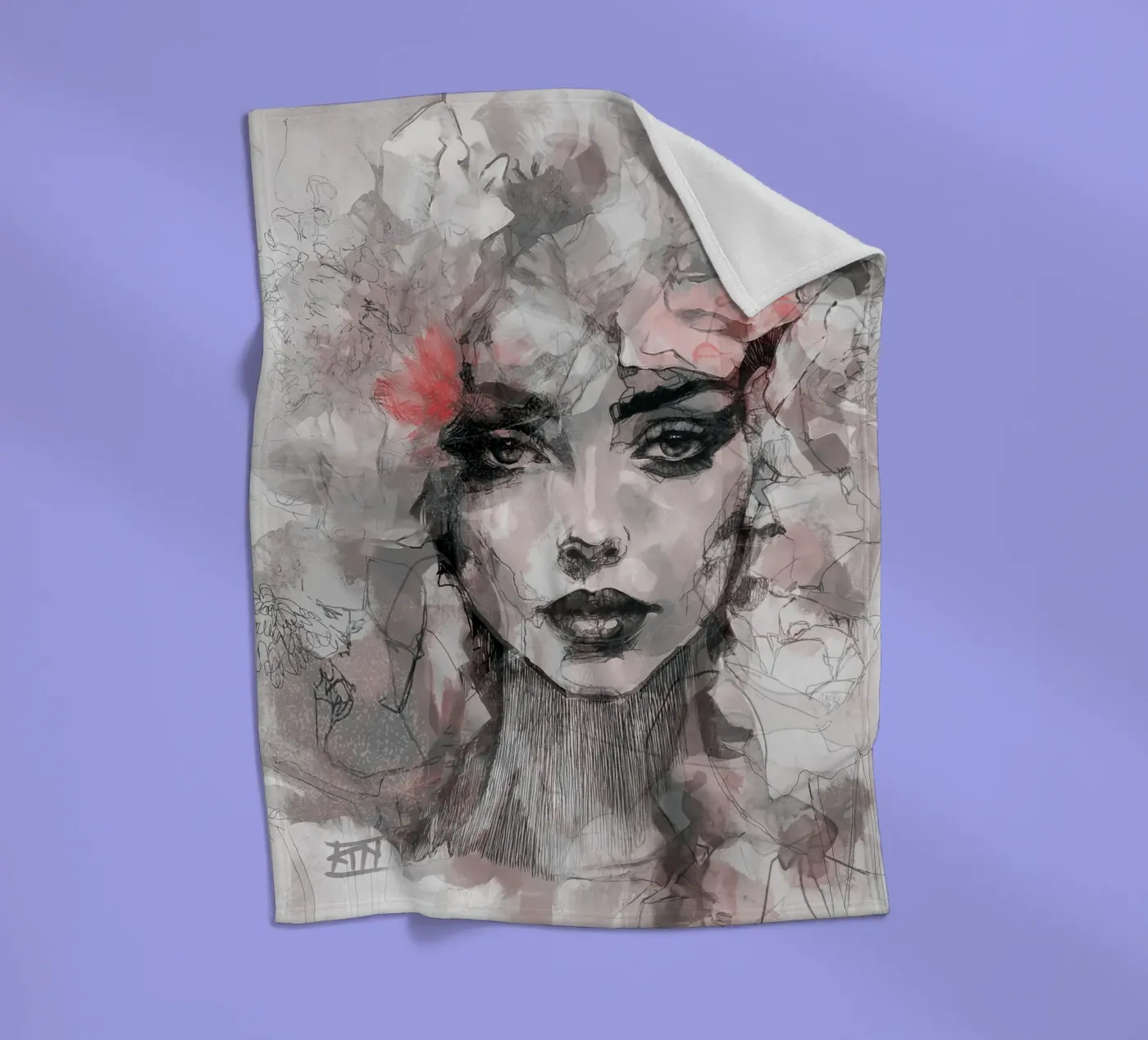 farfalla00 coperta in pile da Giulio Iurissevich