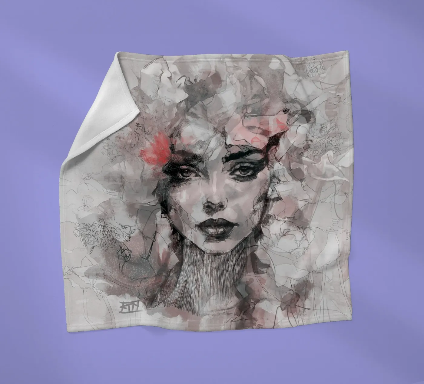 farfalla00 coperta in pile da Giulio Iurissevich